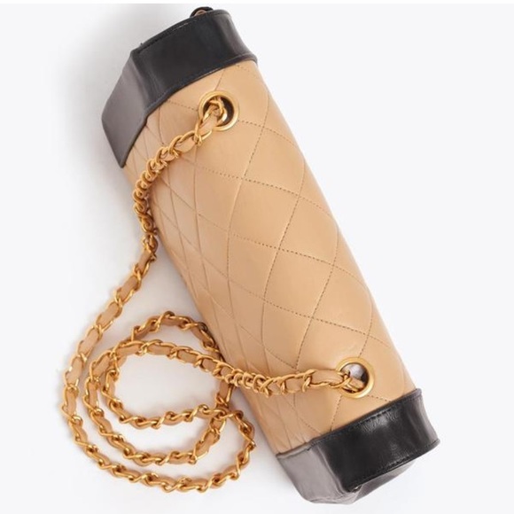 Chanel Vintage bi-colour Diana Classic Flap Bag - Picture 4 of 11